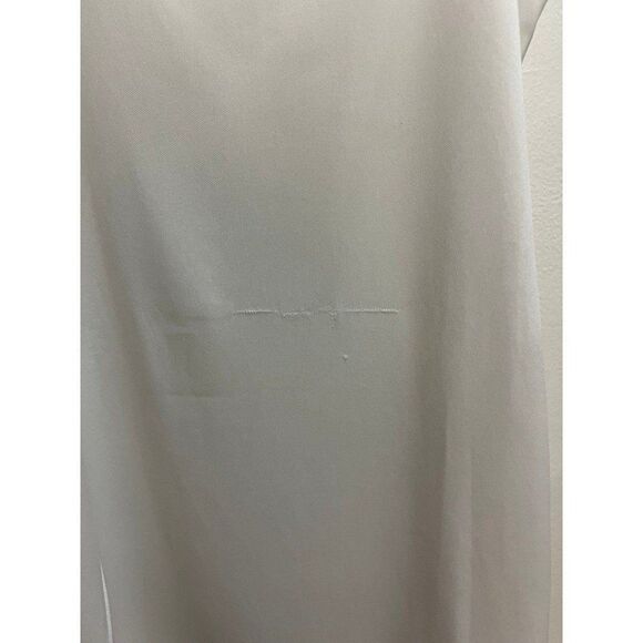 12th Tribe Small Women White Minimalist Casual Bodycon Dress - Picture 6 of 8